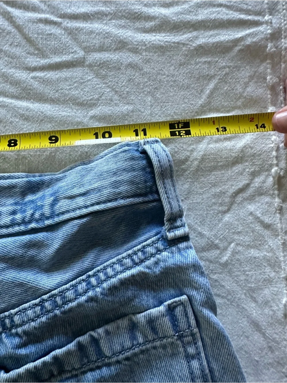 Old Navy Light Blue High-Rise Denim Pants